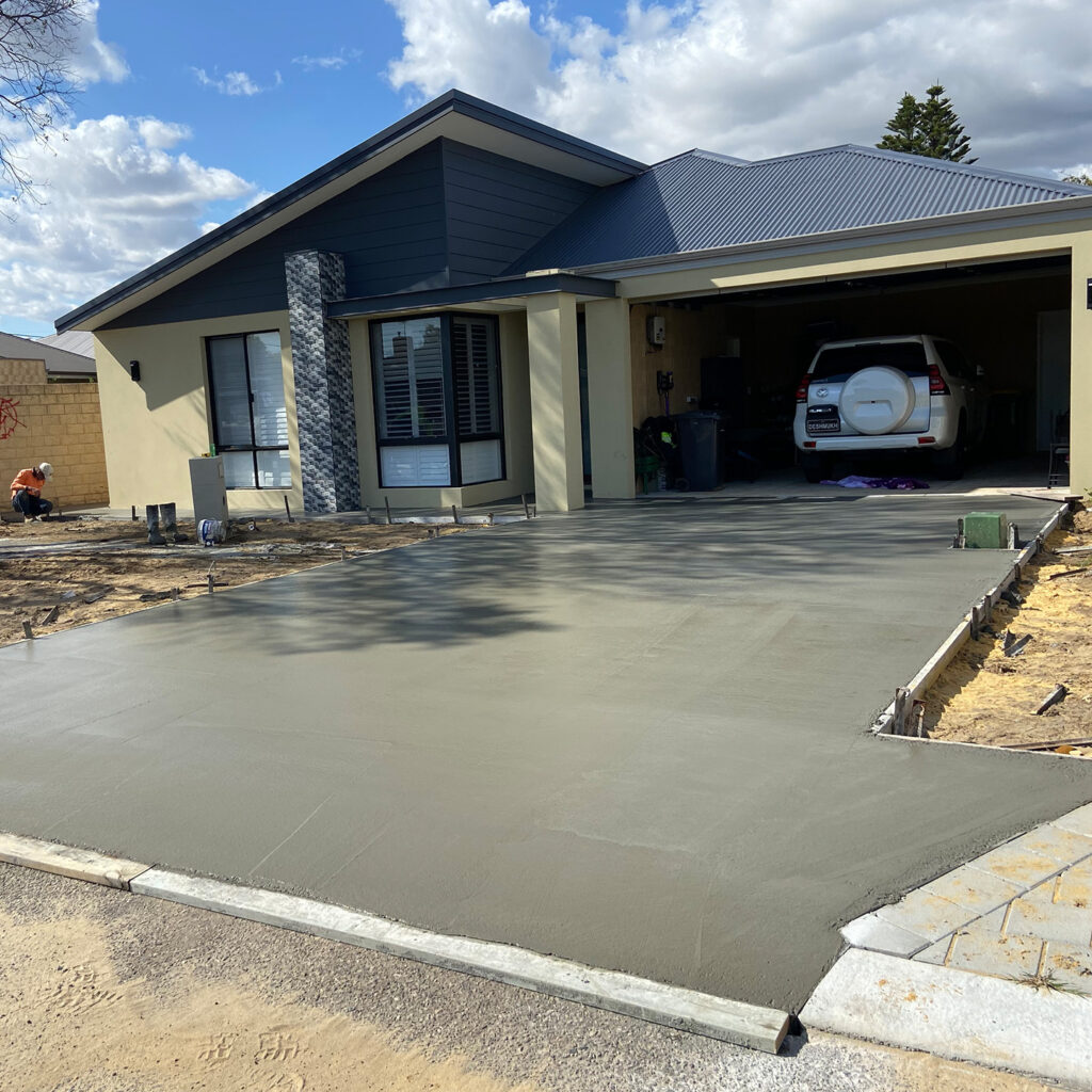 Plain Concrete Driveways Perth